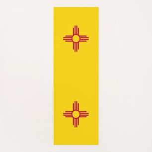 Patriotic Yoga Mats with flag of New Mexico