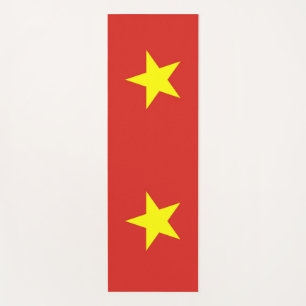 Patriotic Yoga Mats with flag of Vietnam