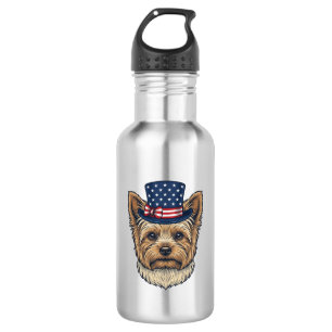 Patriotic Yorkshire Terrier Vintage 532 Ml Water Bottle