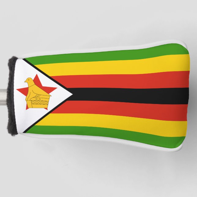 Patriotic Zimbabwe flag Africa Golf Head Cover (Front)