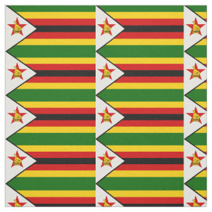 Patriotic Zimbabwe Flag Fabric