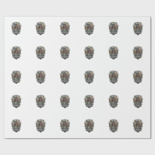 Patriotic Zombie Patriot General Zombie Apocalypse Wrapping Paper