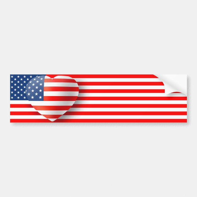 Patriotism Bumper Sticker (Front)