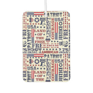Patriotism Car Air Freshener