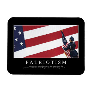Patriotism: Inspirational Quote Magnet