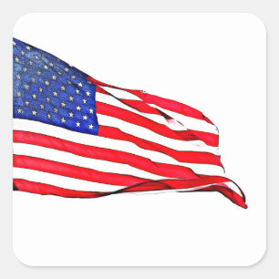 Patriotism Square Sticker