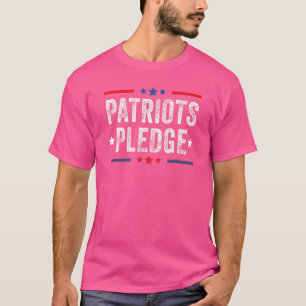 Patriots Pledge 4th Of July Vintage American Usa F T-Shirt