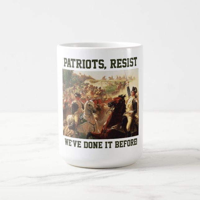 Patriots Resist Attacks on Democracy  Coffee Mug (Center)
