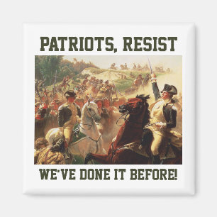 Patriots Resist Attacks on Democracy Magnet