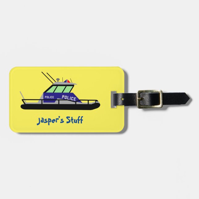 Patrol Boat Luggage Tag (Front Horizontal)