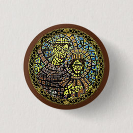 Patron Of Lost Items Saint Anthony Button Mini