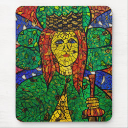 Patron Saint Of Depression And Anxiety St Dymphna Mouse Pad