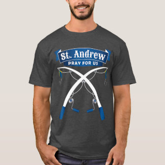Patron Saint of Fisherman Fishing St Andrew T-Shirt