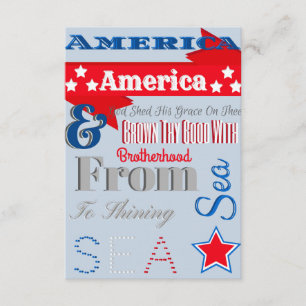 Patrotic 4th Of July Invitation