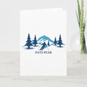 Pats Peak New Hampshire Ski Resort Skiing Skier Card