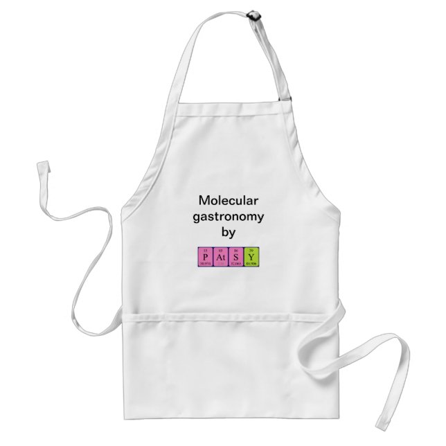 Patsy periodic table name apron (Front)
