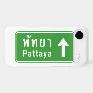 Pattaya Ahead ⚠ Thai Highway Traffic Sign ⚠