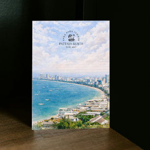 Pattaya Beach, Khao Phra Tamnak, Thailand Simple Postcard