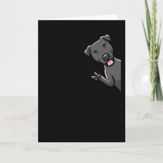 Patterdale terrier Dog Card (Front)