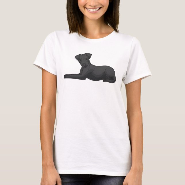 Patterdale Terrier Dog T-Shirt (Front)