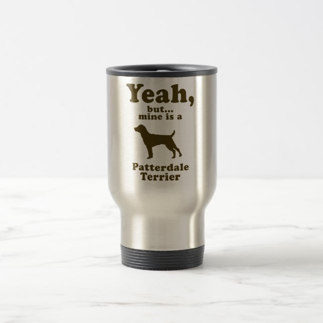 Patterdale Terrier Travel Mug (Center)