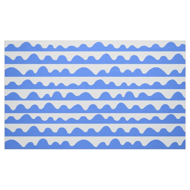 Pattern 020815 - Baby Blue and White Fabric (Fat Quarter)