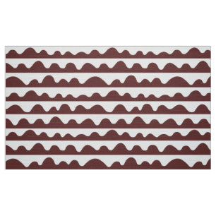 Pattern 020815 - Dark Brown and White Fabric