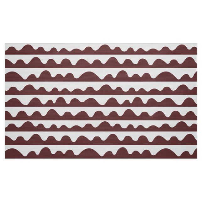 Pattern 020815 - Dark Brown and White Fabric (Fat Quarter)