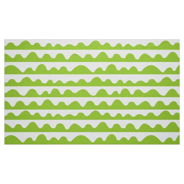 Pattern 020815 - Martian Green and White Fabric (Fat Quarter)