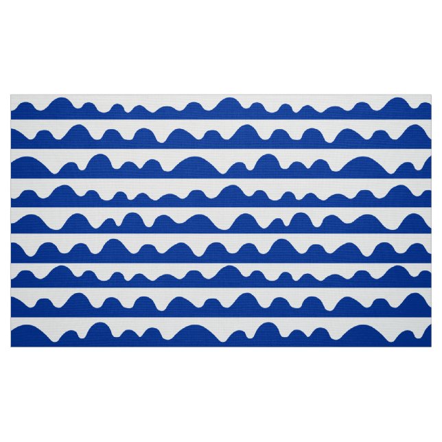 Pattern 020815 - Navy Blue and White Fabric (Fat Quarter)