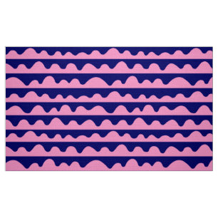 Pattern 020815 - Pink and Deep Navy Fabric