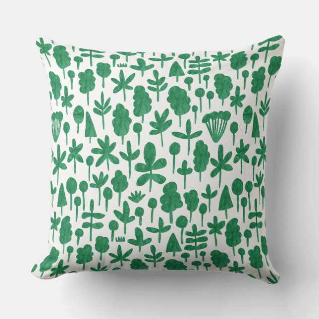 Pattern 051017 - Textured - Grass Green Cushion (Front)