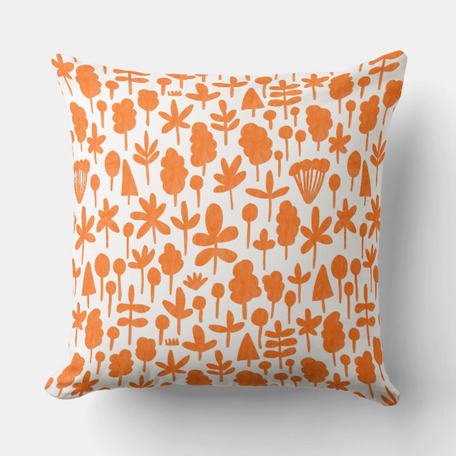 Pattern 051017 - Textured - Orange Cushion (Front)