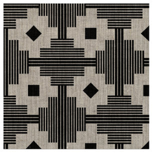 Pattern 061214 - Black with White Fabric