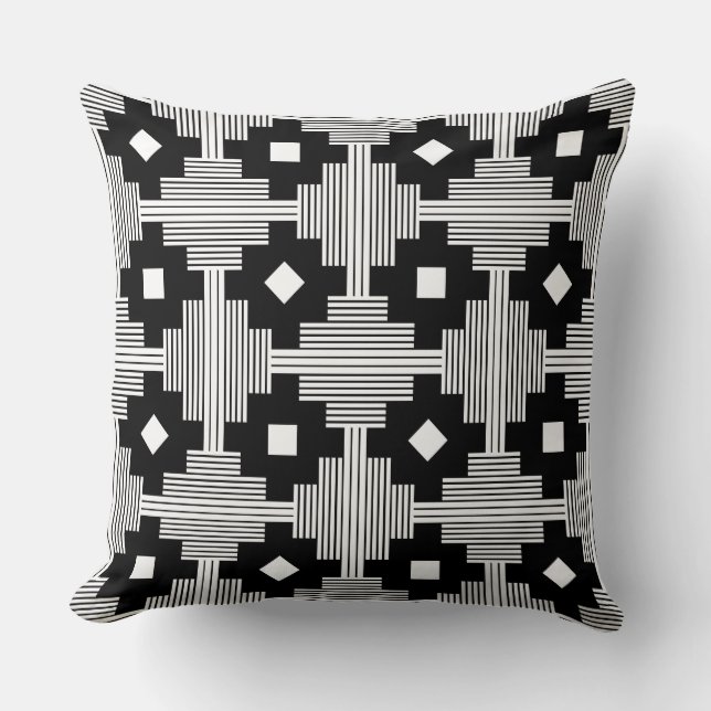 Pattern 061214 - White with Black Cushion (Front)