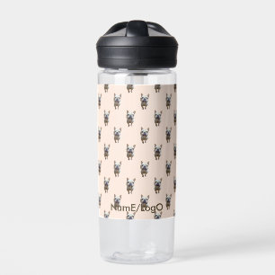 pattern_1_french bulldog_1 water bottle