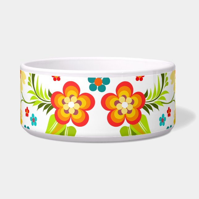 Pattern 1 Pet Bowl (Front)