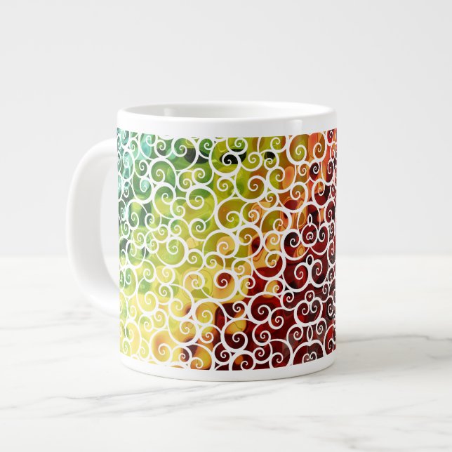 Pattern 26 Jumbo Mug (Front Left)