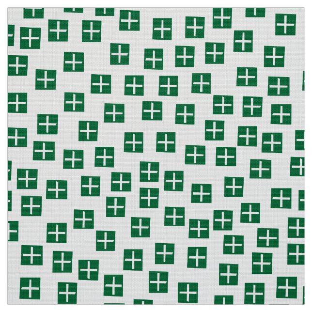 Pattern 270715 - Forest Green and White Fabric (Swatch)