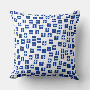 Pattern 270715 - Navy and White Cushion