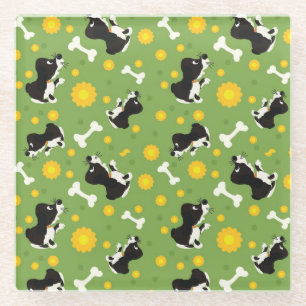 pattern 2 glass coaster