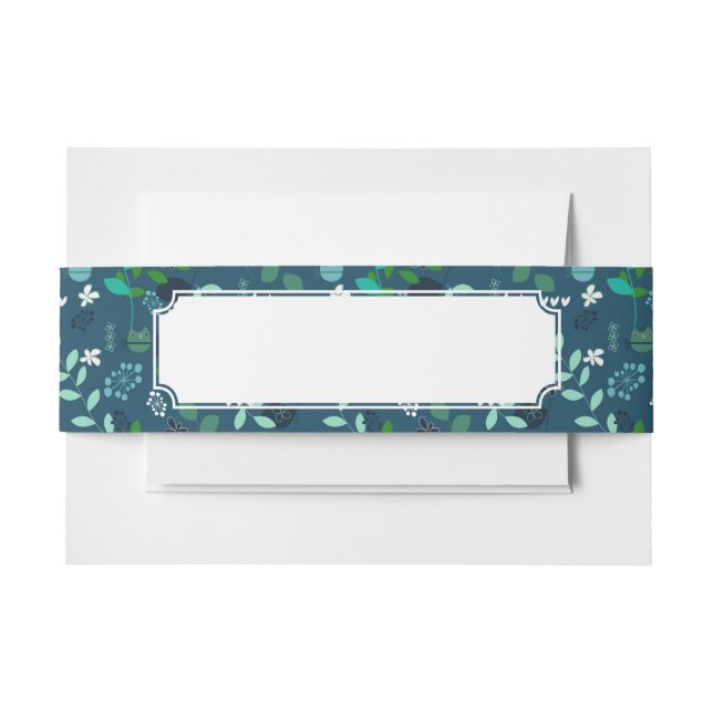 pattern 2 invitation belly band (Front Example)