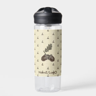 pattern_3_acorn_1 water bottle