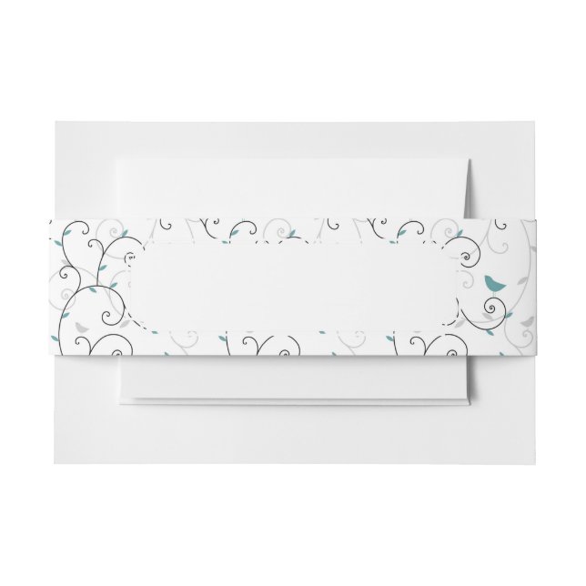pattern 3 invitation belly band (Front Example)