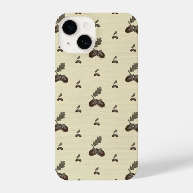 pattern_4_acorn_2 iPhone case (Back)