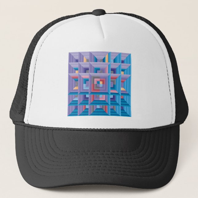 Pattern 4 trucker hat (Front)
