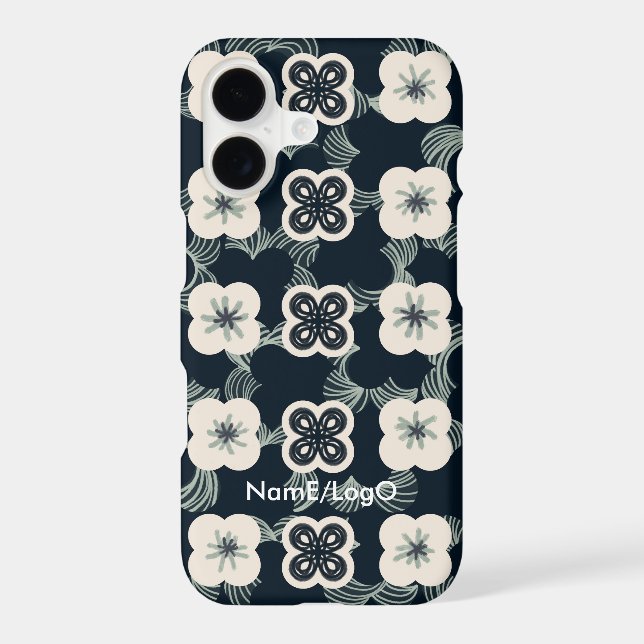 pattern_5_flower_1 iPhone case (Back)