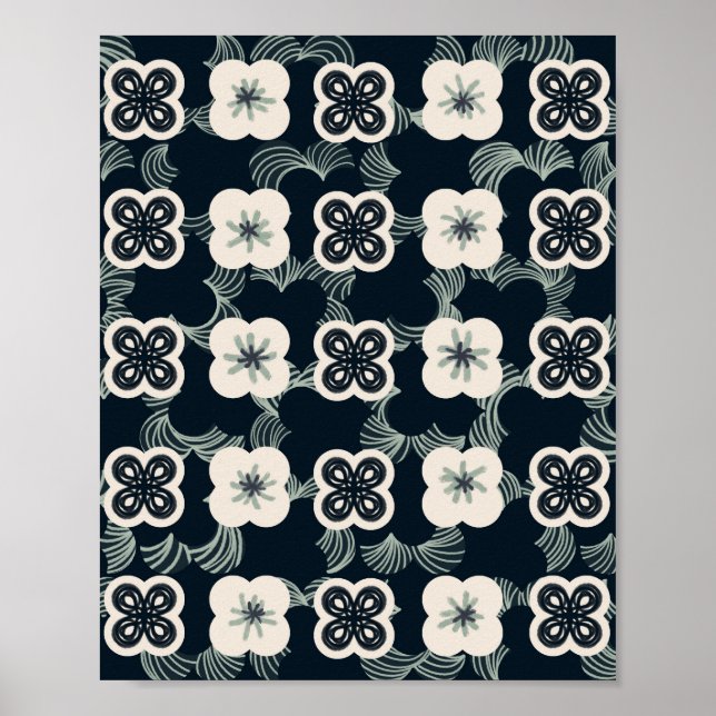pattern_5_flower_1 matte poster (Front)