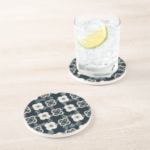 pattern_5_flower_1 sandstone coaster