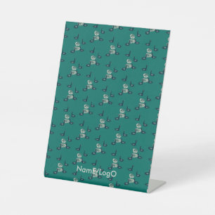 pattern_6_ducks, a girl's friend pedestal sign